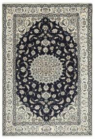 200X291 Nain Rug Oriental Black/Dark Yellow (Wool, Persia/Iran)