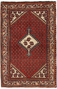 100X150 Sarough Mir Teppe Orientalsk Svart/Mørk Rød (Ull, Persia)