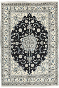 絨毯 ナイン 165X246 ダークグレー/ブラック (ウール, ペルシャ)