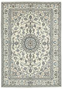  Orientalischer Nain Teppich 200X290 Grün/Hellgrün Wolle, Persien