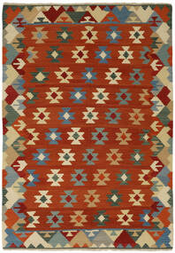 絨毯 オリエンタル キリム 174X241 ダークレッド/ダークグリーン (ウール, ペルシャ)