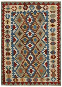  Orientalischer Kelim Teppich 172X233 Braun/Schwarz Wolle, Persien