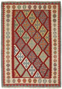 絨毯 キリム 175X240 ダークレッド/グリーン (ウール, ペルシャ)