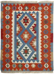 絨毯 オリエンタル キリム 152X204 ダークレッド/ダークブルー (ウール, ペルシャ)