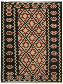 絨毯 オリエンタル キリム 178X232 ブラック/ダークイエロー (ウール, ペルシャ)
