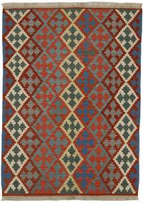 144X195 絨毯 キリム オリエンタル ダークレッド/ブラック (ウール, ペルシャ)