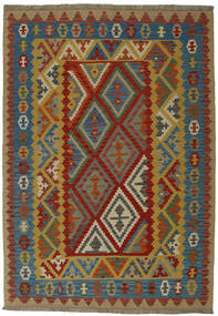 180X247 絨毯 キリム オリエンタル 茶色/ダークレッド (ウール, ペルシャ)