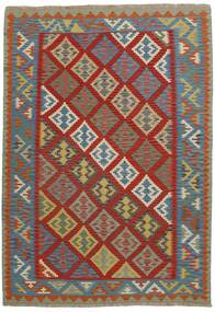 絨毯 オリエンタル キリム 203X293 ダークレッド/茶色 (ウール, ペルシャ)