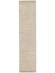  80X350 Geometric Small Kalix Rug - Natural White/Greige Wool