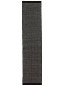  Wool Rug 80X350 Kalix Black/Natural White Runner
 Small