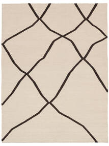  250X350 大 Medina 絨毯 - ナチュラルホワイト/ダークブラウン ウール
