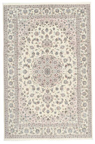 絨毯 オリエンタル ナイン 9La Sherkat Farsh 204X312 ベージュ/ライトグレー (ウール, ペルシャ/イラン)