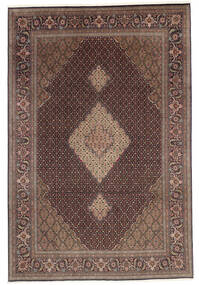 絨毯 タブリーズ 50 Raj 208X312 茶色/ブラック (ウール, ペルシャ/イラン)