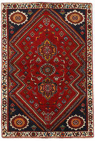  Qashqai Rug 128X190 Wool Black/Dark Red Small