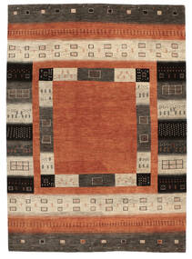 250X348 Loribaft Fine Persisch Teppich Moderner Dunkelrot/Schwarz Großer (Wolle, Persien/Iran)
