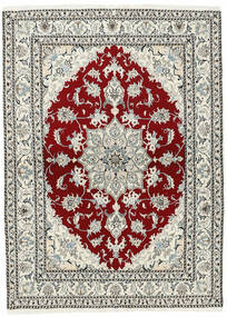  Orientalischer Nain Teppich 148X205 Dunkelrot/Gelb Wolle, Persien