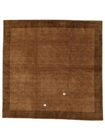  300X300 Handloom Frame - Secondary Square Rug Brown/Black India Carpetvista