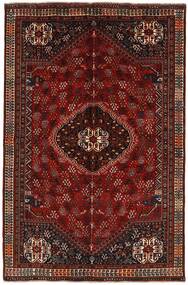  Orientalischer Ghashghai Teppich 188X287 Schwarz/Dunkelrot Wolle, Persien
