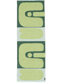 Blobber Indoor/Outdoor Rug Washable 70X200 Small Green Runner