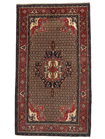 162X278 Alfombra Oriental Koliai De Pasillo Negro/Rojo Oscuro (Lana, Persia/Irán) Carpetvista