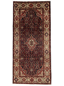 絨毯 オリエンタル バクティアリ 157X335 廊下 カーペット ブラック/ダークレッド (ウール, ペルシャ/イラン)