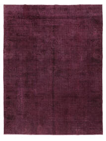  Persischer Colored Vintage Teppich 284X370 Schwarz/Dunkelrosa Großer (Wolle, Persien/Iran)