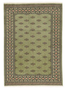 168X243 Pakistan Buchara 2Ply Teppich Orientalischer Dunkelgrün/Schwarz (Wolle, Pakistan) Carpetvista