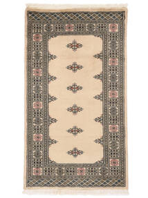 絨毯 オリエンタル パキスタン ブハラ 2Ply 92X160 ベージュ/茶色 (ウール, パキスタン)
