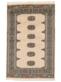 97X148 絨毯 オリエンタル パキスタン ブハラ 2Ply ベージュ/茶色 (ウール, パキスタン) Carpetvista