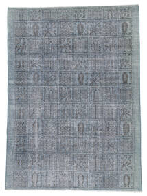 233X317 Colored Vintage Tæppe Moderne Mørkegrå/Mørkeblå (Uld, Persien/Iran) Carpetvista