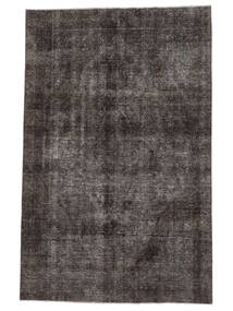 177X273 絨毯 カラード ヴィンテージ モダン ブラック/茶色 (ウール, ペルシャ/イラン) Carpetvista