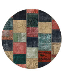  Ø 200 Vintage Patchwork Rug Wool, Carpetvista