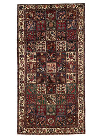絨毯 ペルシャ バクティアリ 162X306 廊下 カーペット ブラック/茶色 (ウール, ペルシャ/イラン)