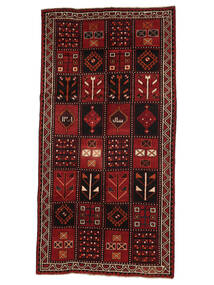 絨毯 オリエンタル ロリ 153X295 廊下 カーペット ブラック/ダークレッド (ウール, ペルシャ/イラン)