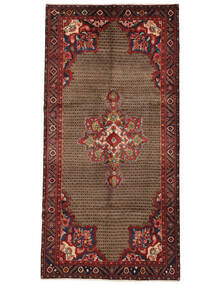  Koliai Rug 150X299 Persian Wool Black/Dark Red Small Carpetvista