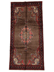 絨毯 ペルシャ コリアイ 152X310 廊下 カーペット ブラック/茶色 (ウール, ペルシャ/イラン)