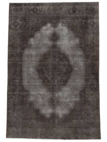 絨毯 カラード ヴィンテージ 192X285 ブラック/茶色 (ウール, ペルシャ/イラン)