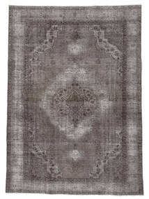  Persian Colored Vintage Rug 194X273 Brown/Black Carpetvista