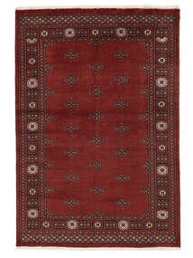 142X207 絨毯 パキスタン ブハラ 3Ply オリエンタル ダークレッド/ブラック (ウール, パキスタン) Carpetvista