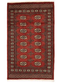  Pakistan Bokhara 3Ply Rug 96X154 Wool Dark Red/Black Small Carpetvista