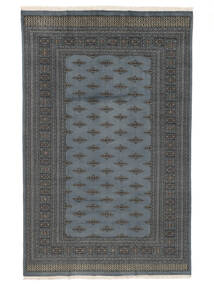201X313 絨毯 オリエンタル パキスタン ブハラ 2Ply ブラック/ダークグレー (ウール, パキスタン) Carpetvista