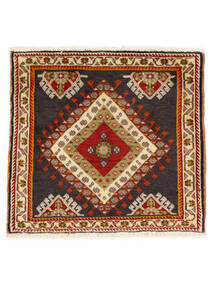  Orientalischer Ghashghai Teppich 56X60 Quadratisch Braun/Schwarz Wolle, Persien/Iran Carpetvista
