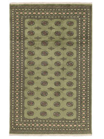 絨毯 パキスタン ブハラ 2Ply 199X315 ダークイエロー/ダークグリーン (ウール, パキスタン)