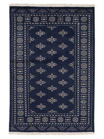 絨毯 パキスタン ブハラ 2Ply 137X201 ブラック/ダークグレー (ウール, パキスタン)