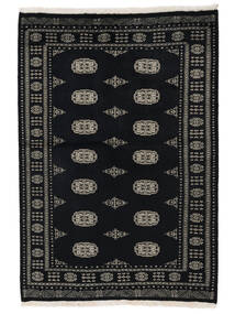  Oriental Pakistan Bokhara 2Ply Rug 138X200 Black/Brown Wool, Pakistan Carpetvista