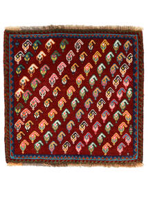  Persian Qashqai Rug 60X63 Square Black/Dark Red (Wool, Persia/Iran)