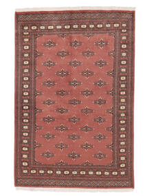 絨毯 オリエンタル パキスタン ブハラ 2Ply 137X205 ダークレッド/ブラック (ウール, パキスタン)