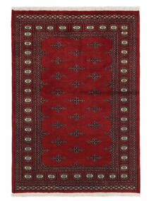 139X200 Pakistan Bokhara 2Ply Rug Oriental Dark Red/Black (Wool, Pakistan) Carpetvista