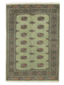 139X198 Pakistan Buchara 2Ply Teppich Orientalischer Grün/Schwarz (Wolle, Pakistan) Carpetvista