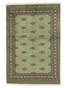 絨毯 オリエンタル パキスタン ブハラ 2Ply 140X206 グリーン/ダークグリーン (ウール, パキスタン)